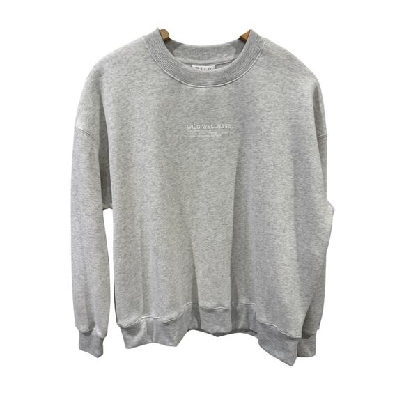WILO Wellness Australia White Marle Sweatshirt NEW  Oversized XS - Picture 1 of 7